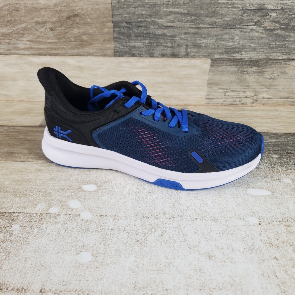 KURU Atom Fusion Womens Shoes Sz 8.5 M Midnight Blue Jet Black Lace Up Sneakers